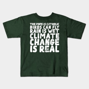 It`s rhetorical I climate change and global warming protest Kids T-Shirt